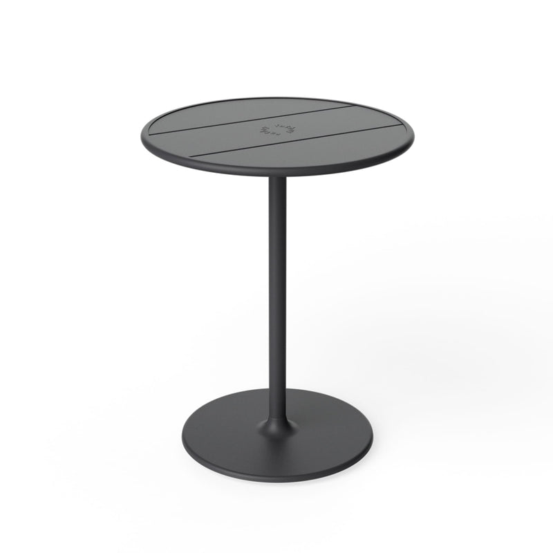 Fred’s Bistreau table by Fatboy in anthracite, featuring a sleek, weather-resistant design with a cast-iron base for outdoor durability.