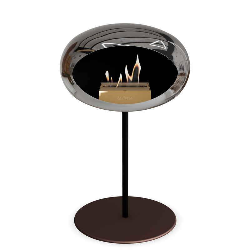 Le Feu Steel Low Dome <br>Chromed Silver